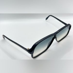 Vintage Aires 402 Black Pilot Sunglasses Frames